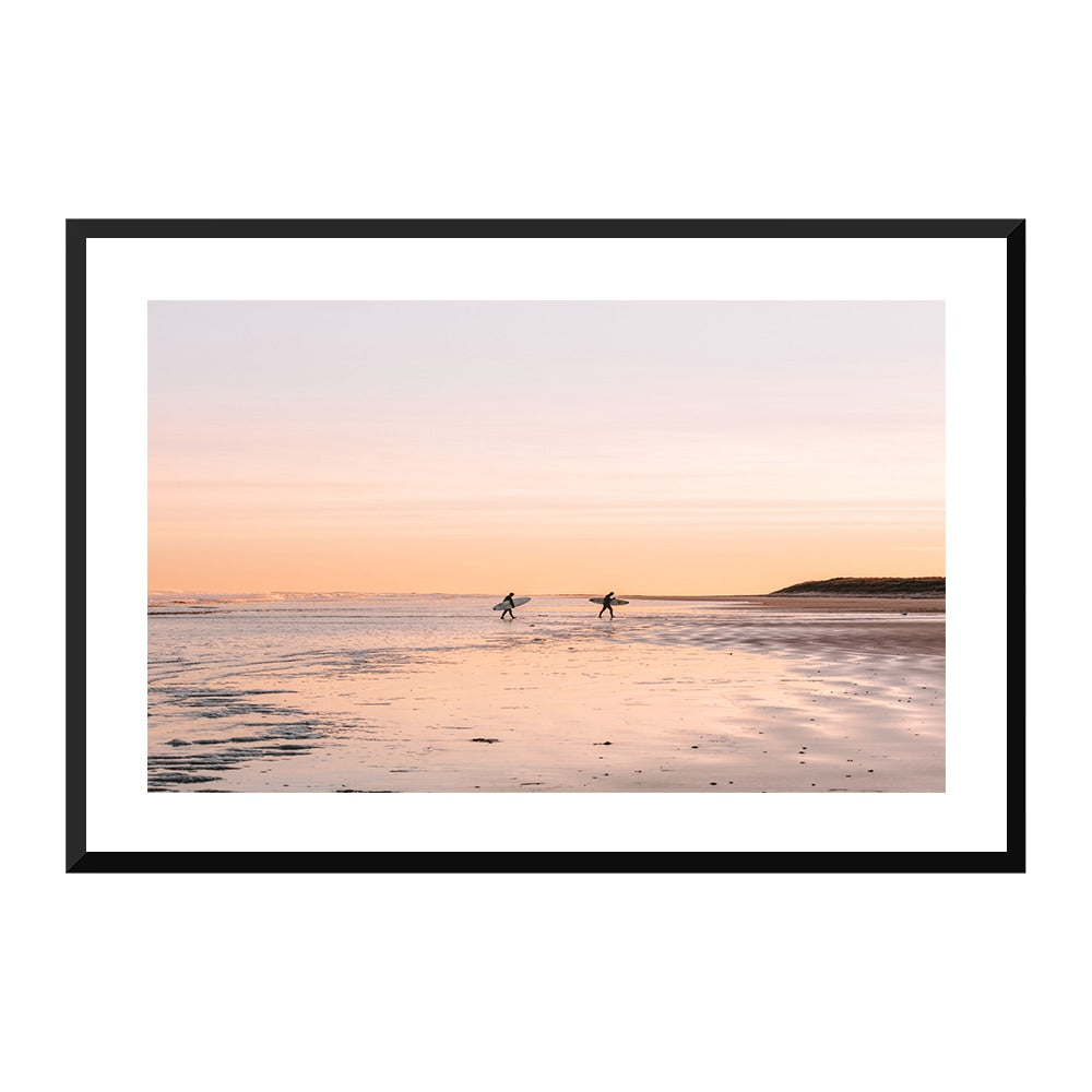 Surfers at Sunset