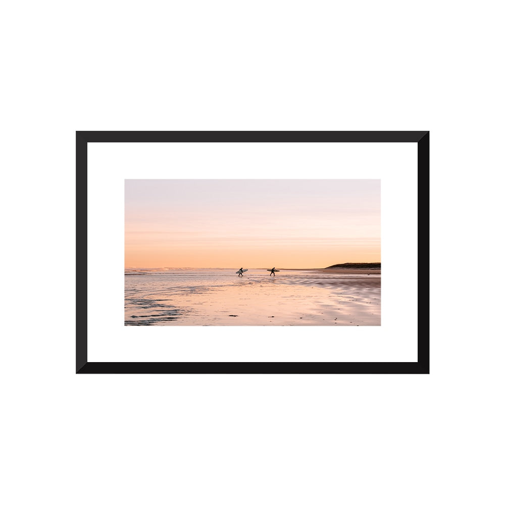 Surfers at Sunset