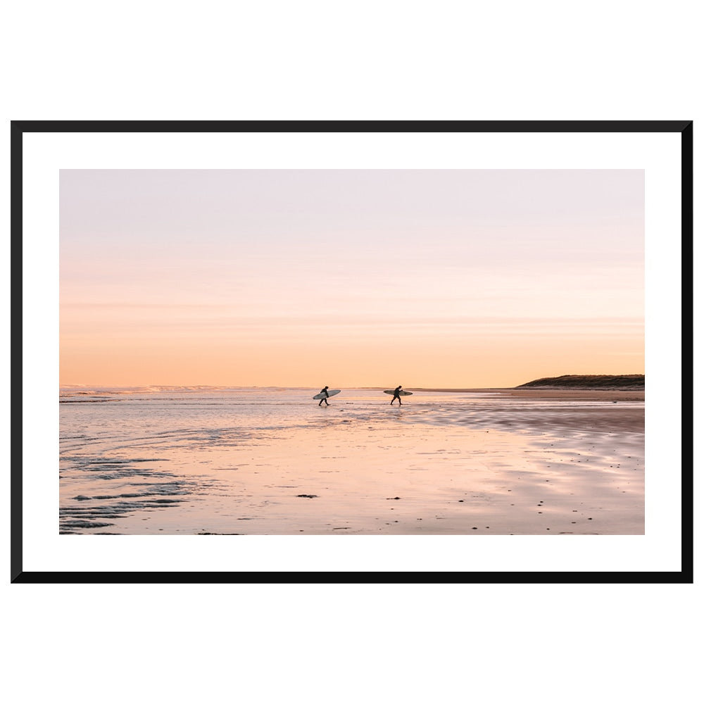 Surfers at Sunset