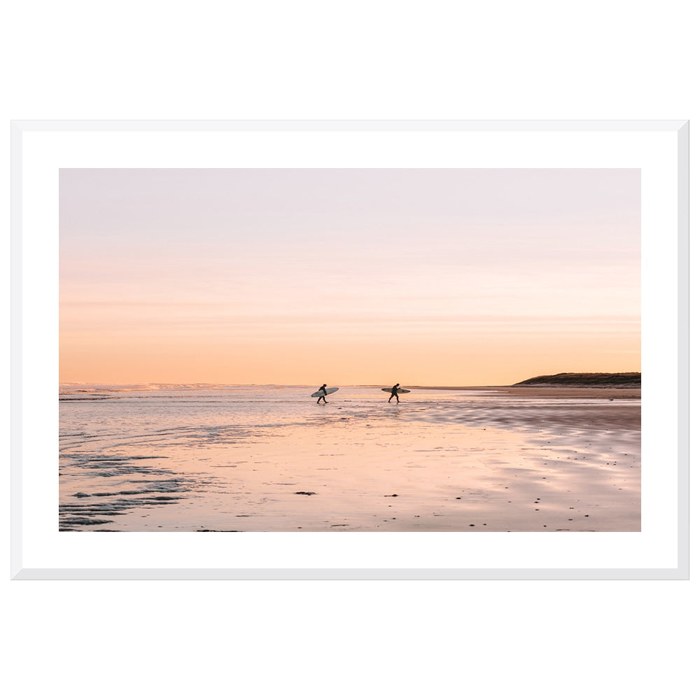 Surfers at Sunset