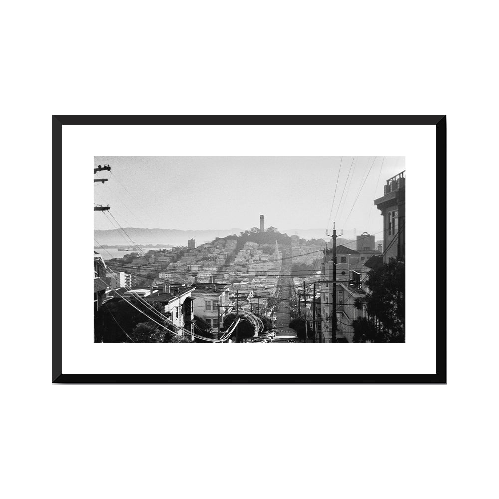 Coit Tower from Russian Hill