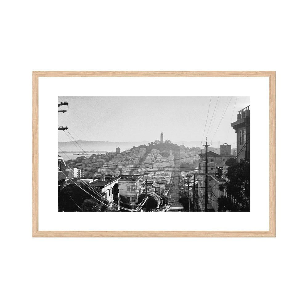 Coit Tower from Russian Hill