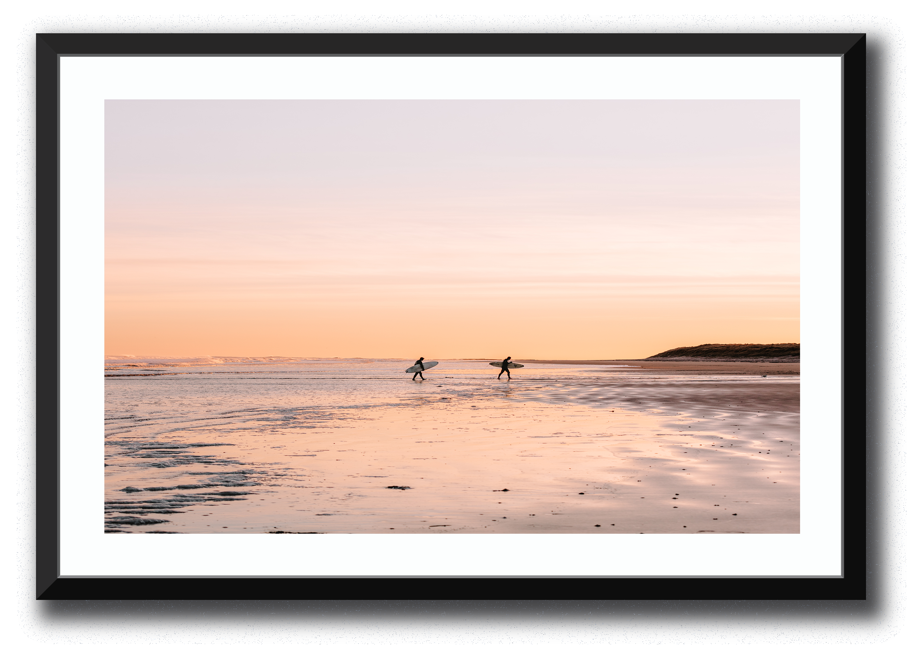 Surfers at Sunset