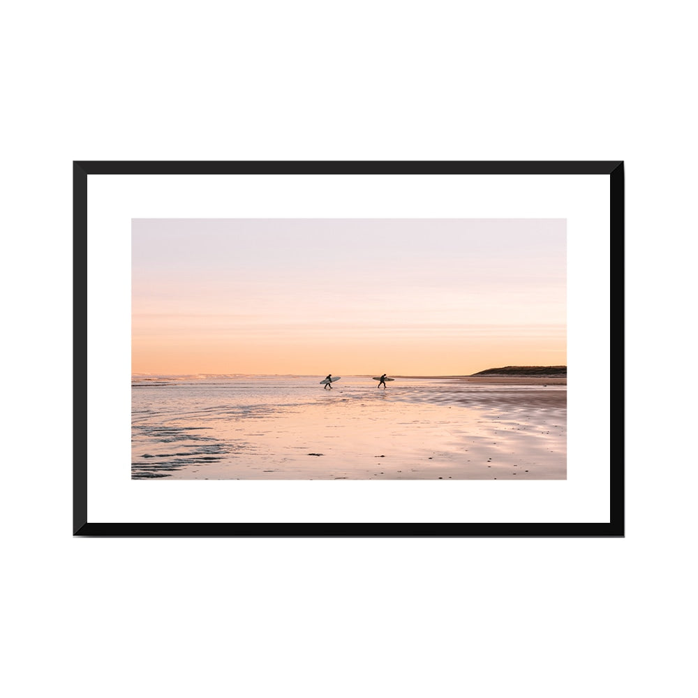 Surfers at Sunset