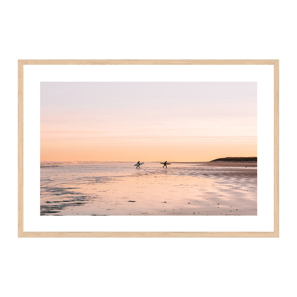 Surfers at Sunset