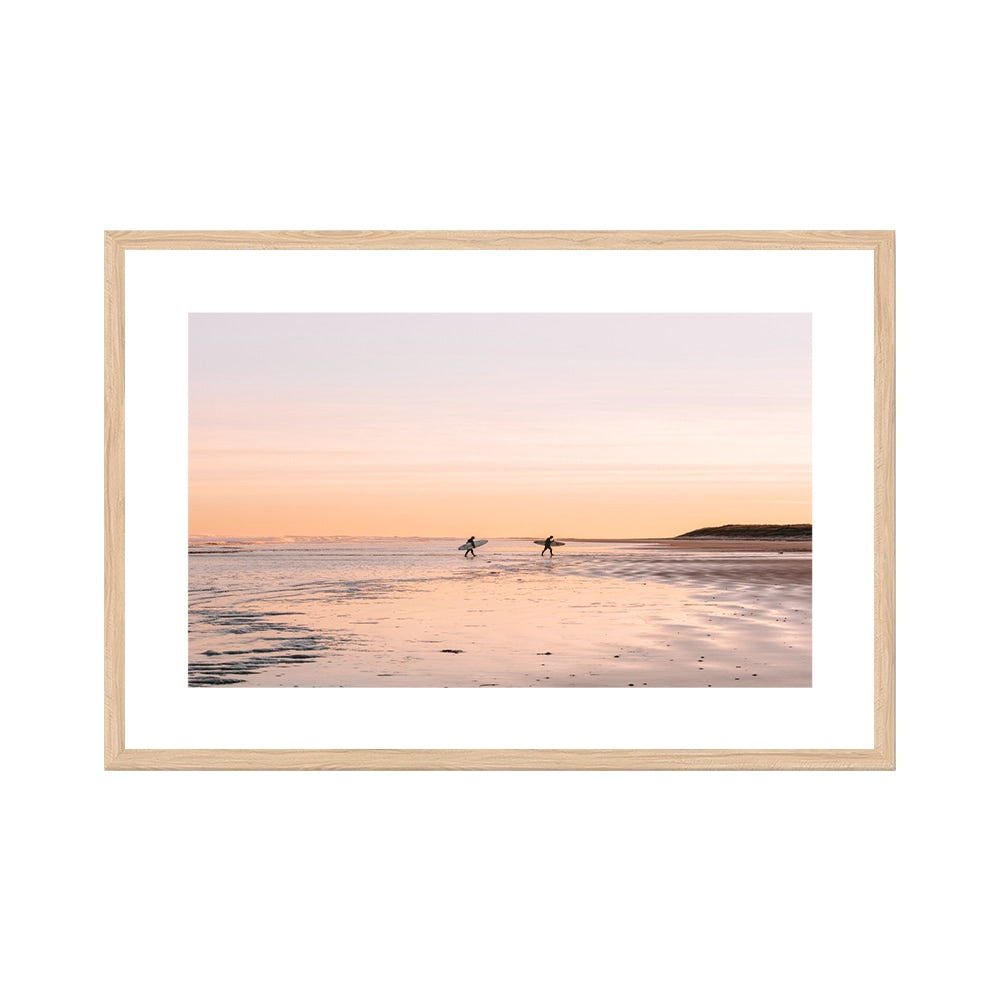 Surfers at Sunset