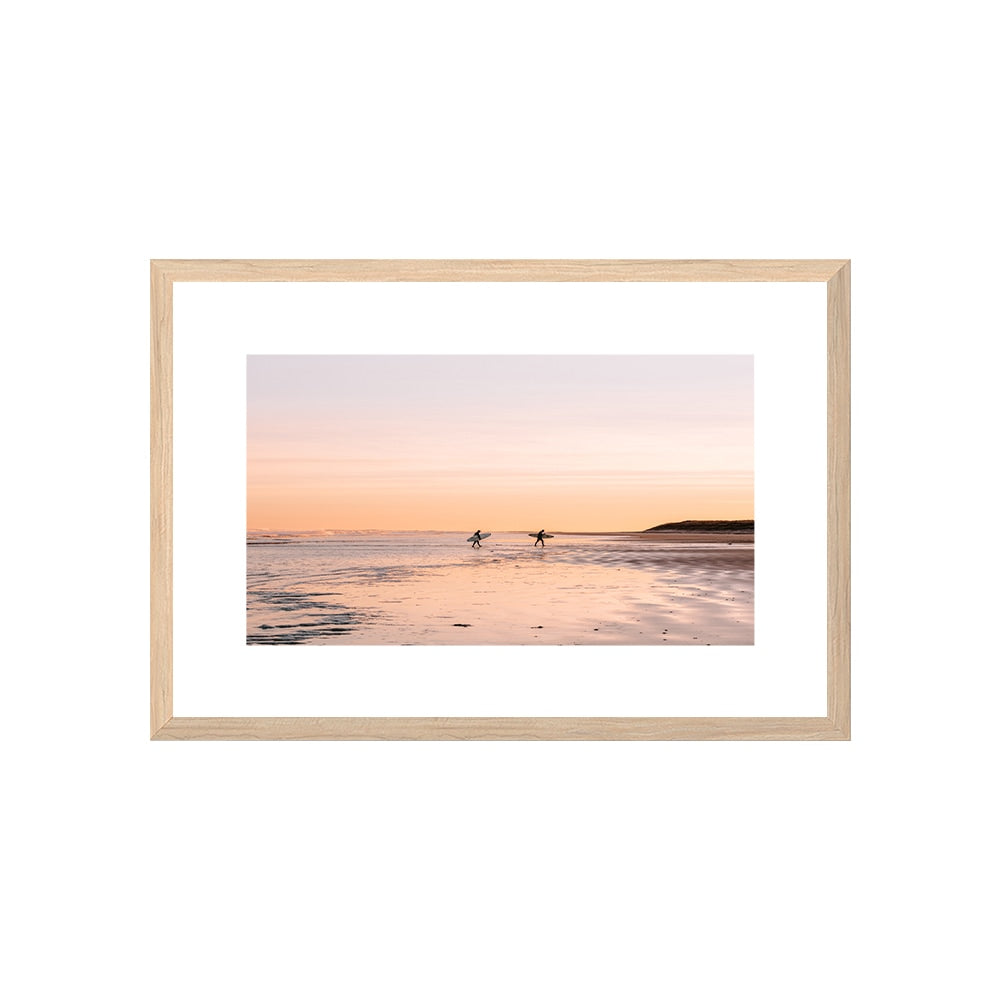 Surfers at Sunset