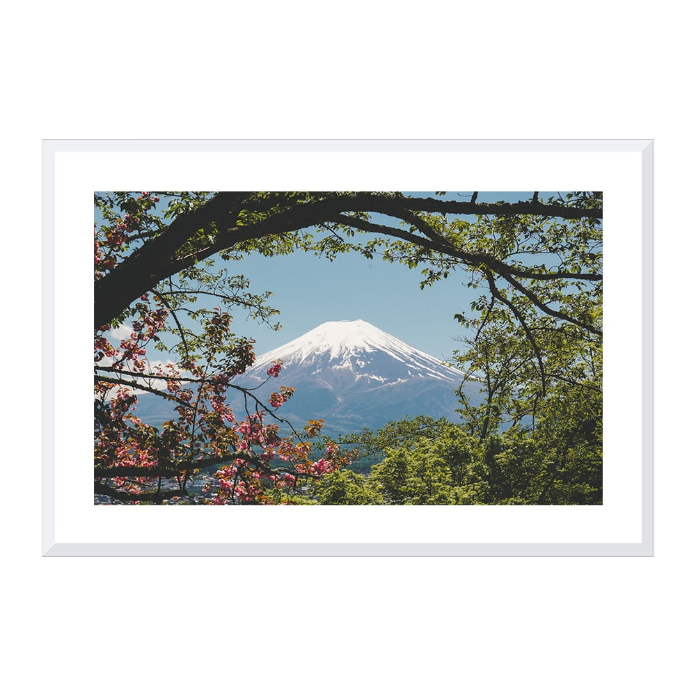 White Crown – Framed View of Mount Fuji