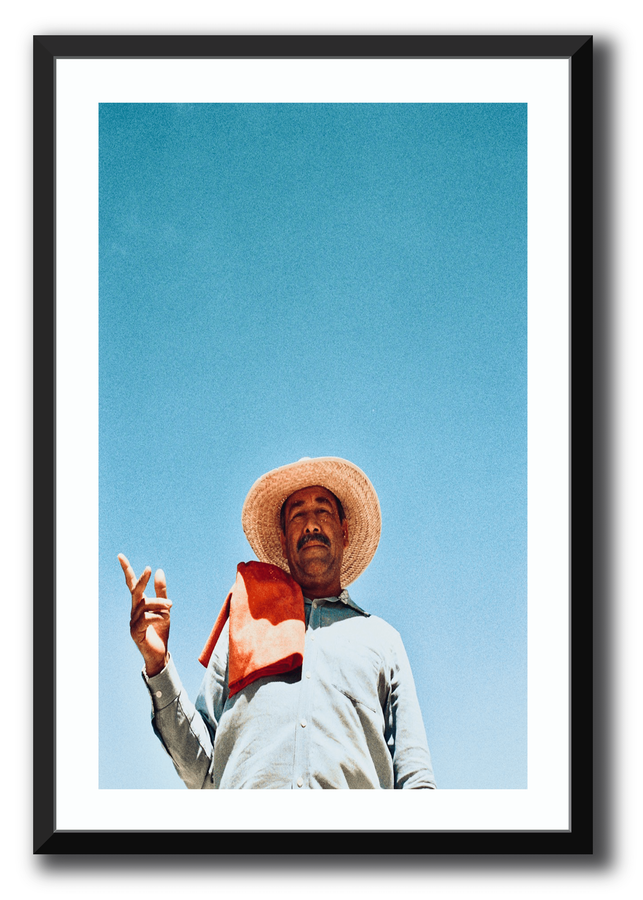 Guy from Mexico Framed Photography Brett Sutton 