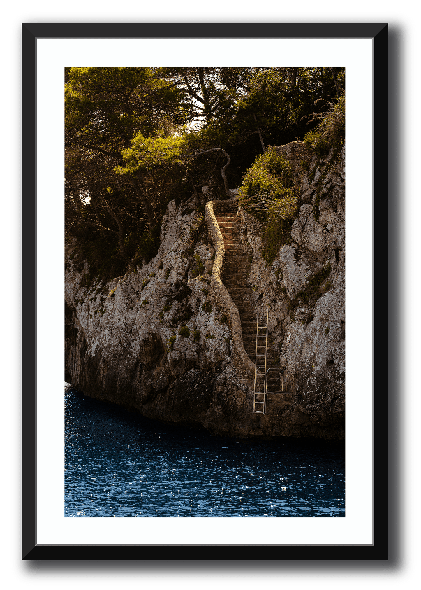 Stairway to Heaven Framed Photography Richard Van De Water Black X-LARGE 