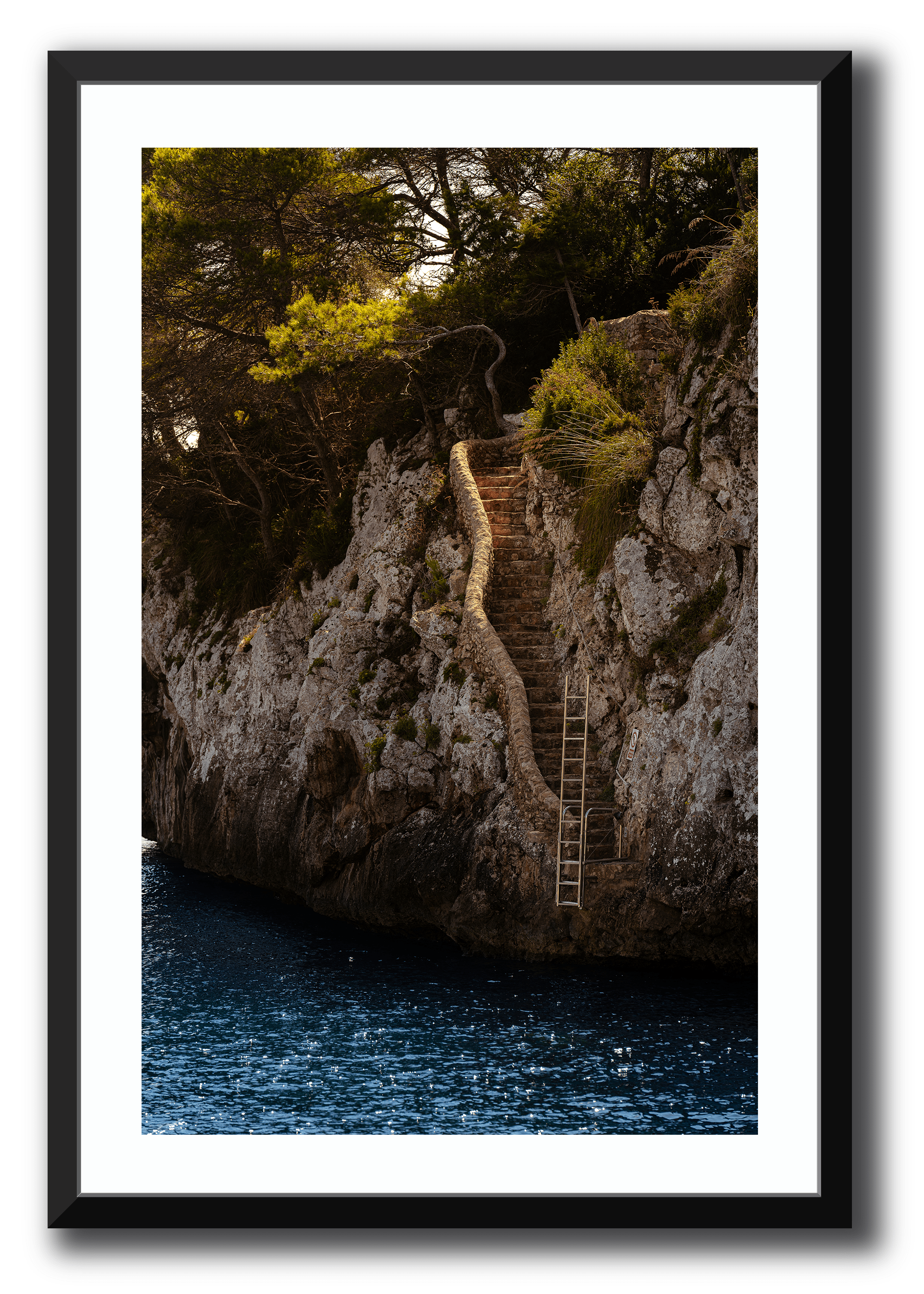 Stairway to Heaven Framed Photography Richard Van De Water Black X-LARGE 