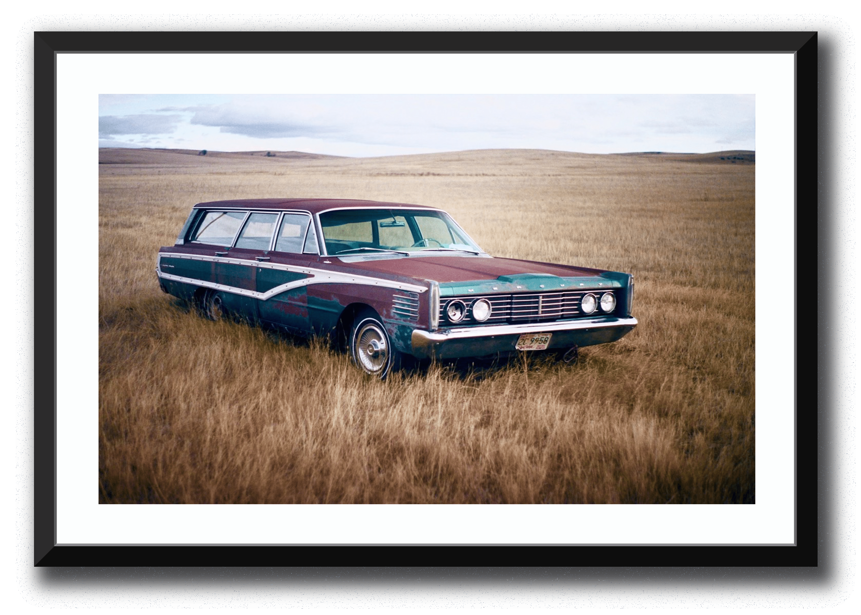 Vintage Wagon Framed Photography Brett Sutton 